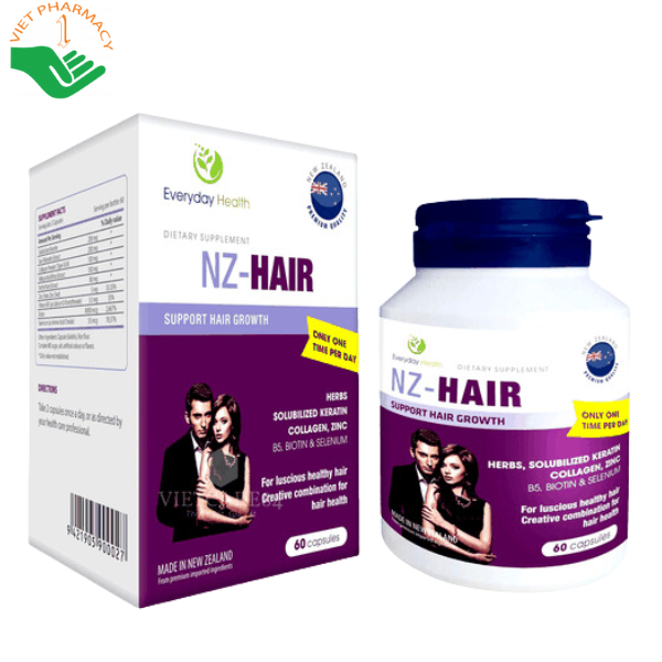 Viên uống NZ-Hair - Giúp tóc mọc nhanh trở lại bóng đẹp và chắc khỏe